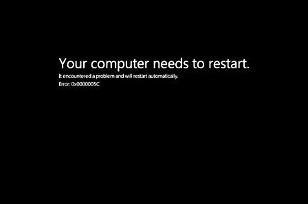 Black Screen (BSOD)
